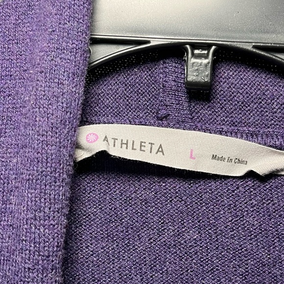 Athleta Open-Front Purple Women’s Cardigan - Picture 2 of 6